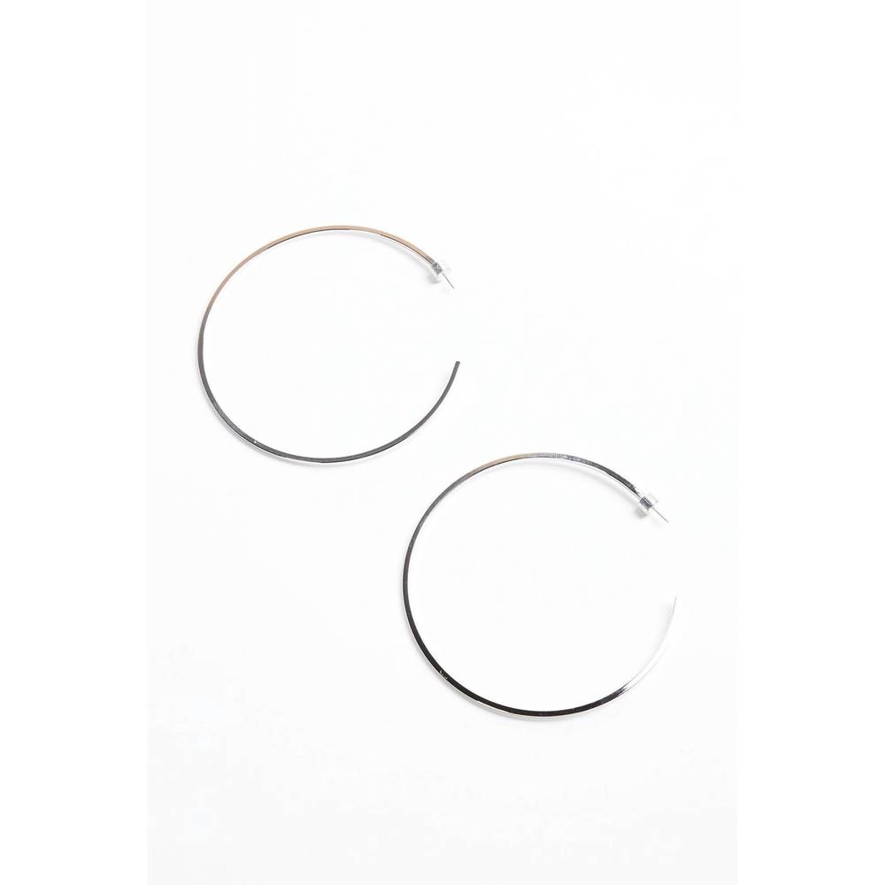 NEW EKLEXIC ultimate hoops in silver